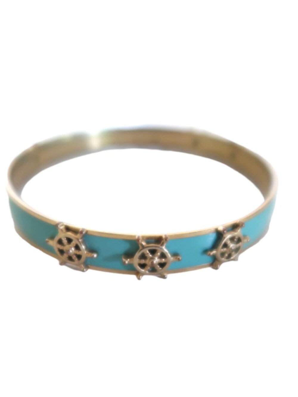 J CREW Nautical enamel bangle bracelet